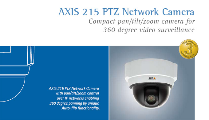 Axis 215 best sale ptz network camera